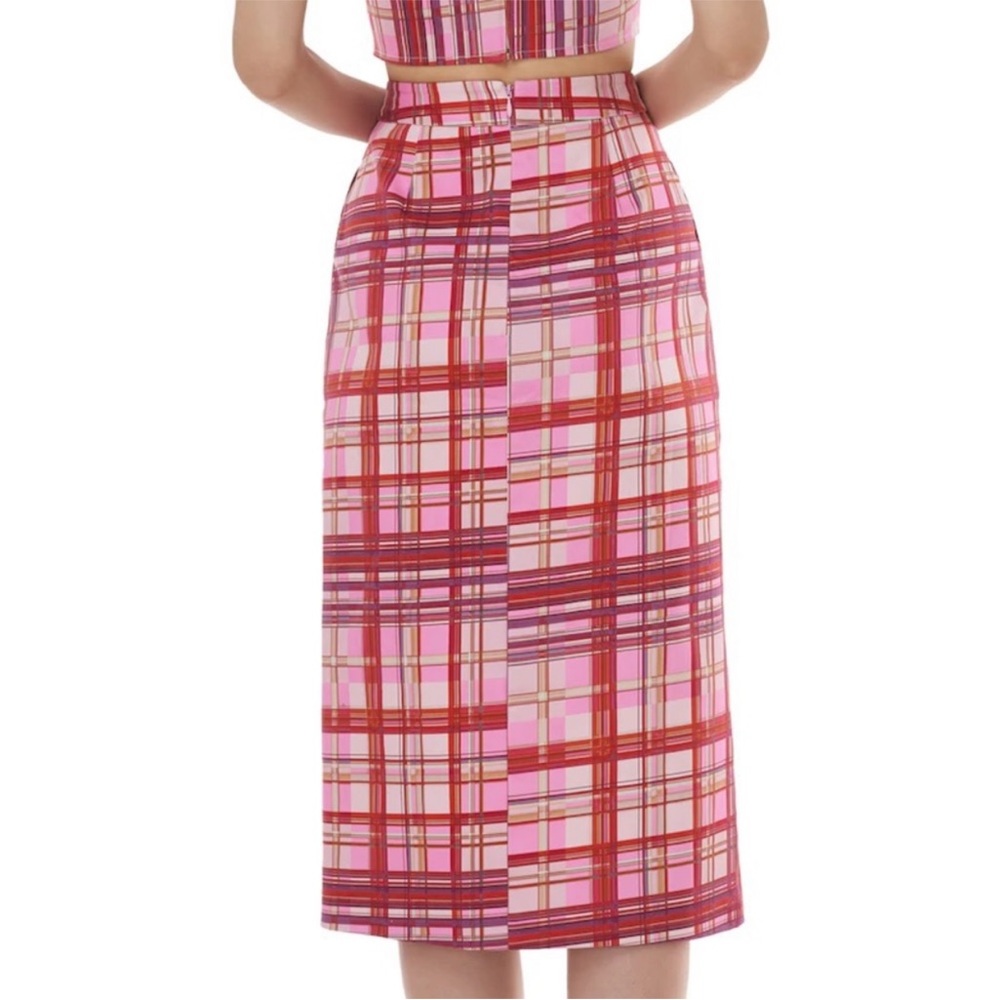 Amur | Women’s Plaid Shawn Skirt | Size 6 pencil - Picture 3 of 7